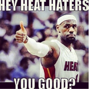 Hater's gon' hate.